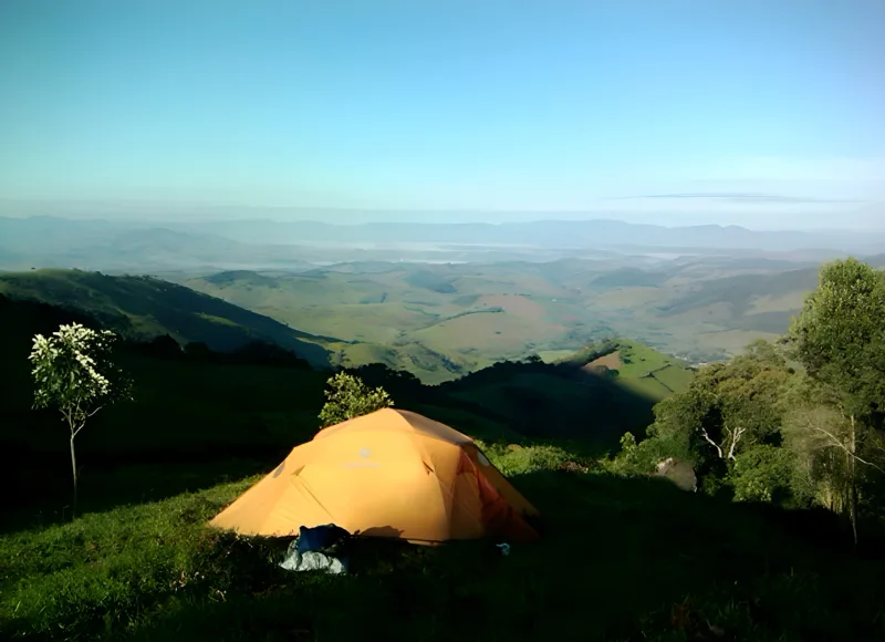 Camping com vista para o vale em Pernambuco